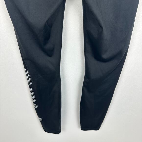 Fila Womens Halina 7/8 Spellout Performance Mid Rise Active Black Leggings XS - Picture 7 of 10